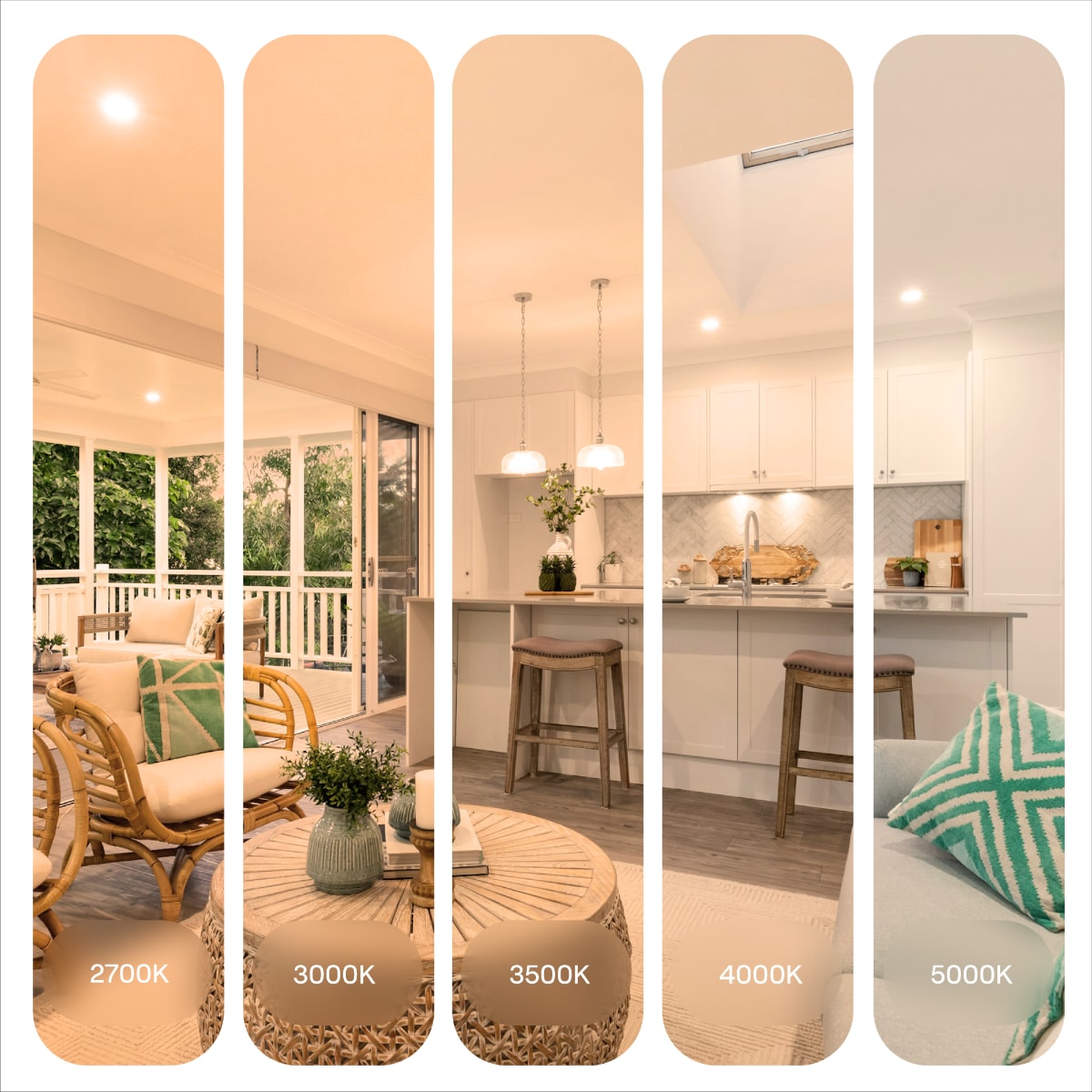 50 Deg Angle 4 Inch 5CCT Selectable White New Construction 12 Watt 960LM 0-10V Dimmable LED Light 120-277V thumbnail 3
