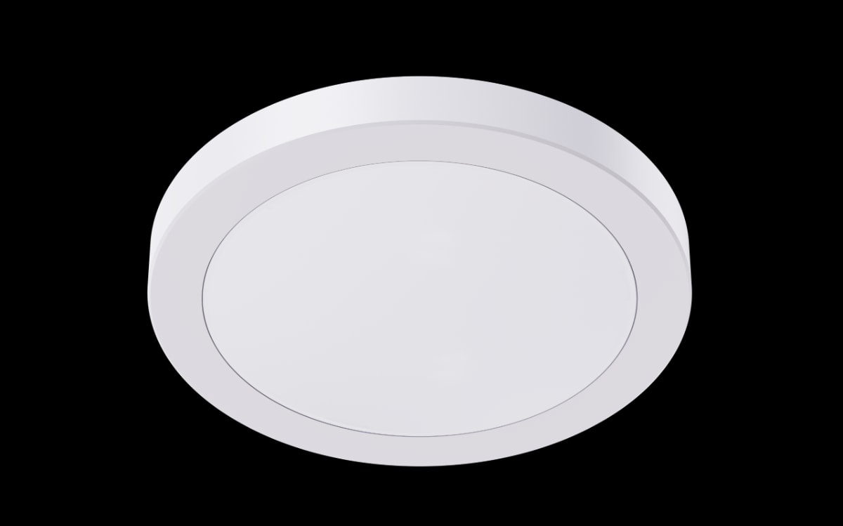 Surface Mount LED Ceiling Light, 15W 1,200LM, 5CCT Selectable, Wet Rated, Triac Dimmable, ETL, FCC, Energy Star