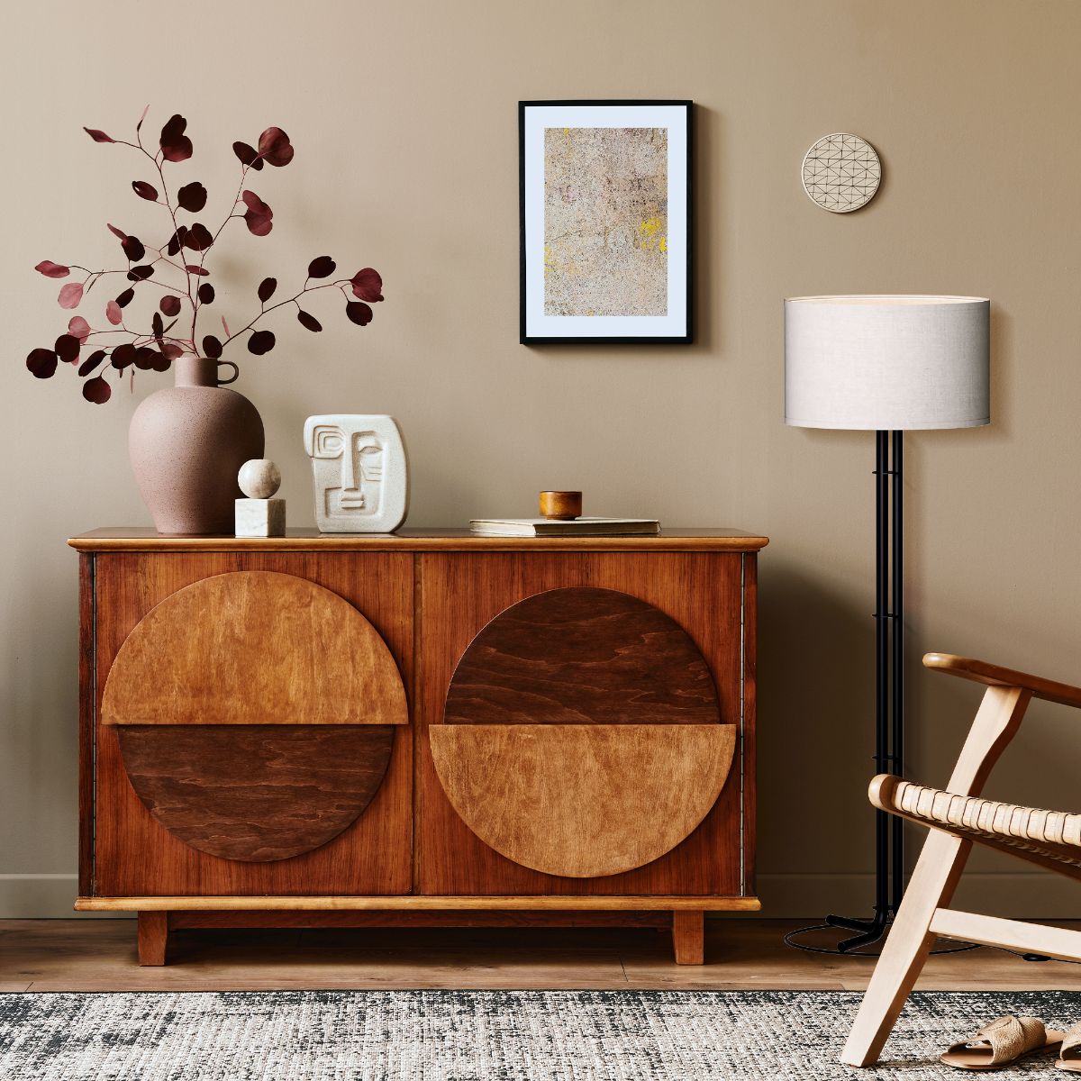 Classic Elegance 62 in. Floor Lamp with Cylindrical Shade - Warm Ambient Lighting thumbnail 6
