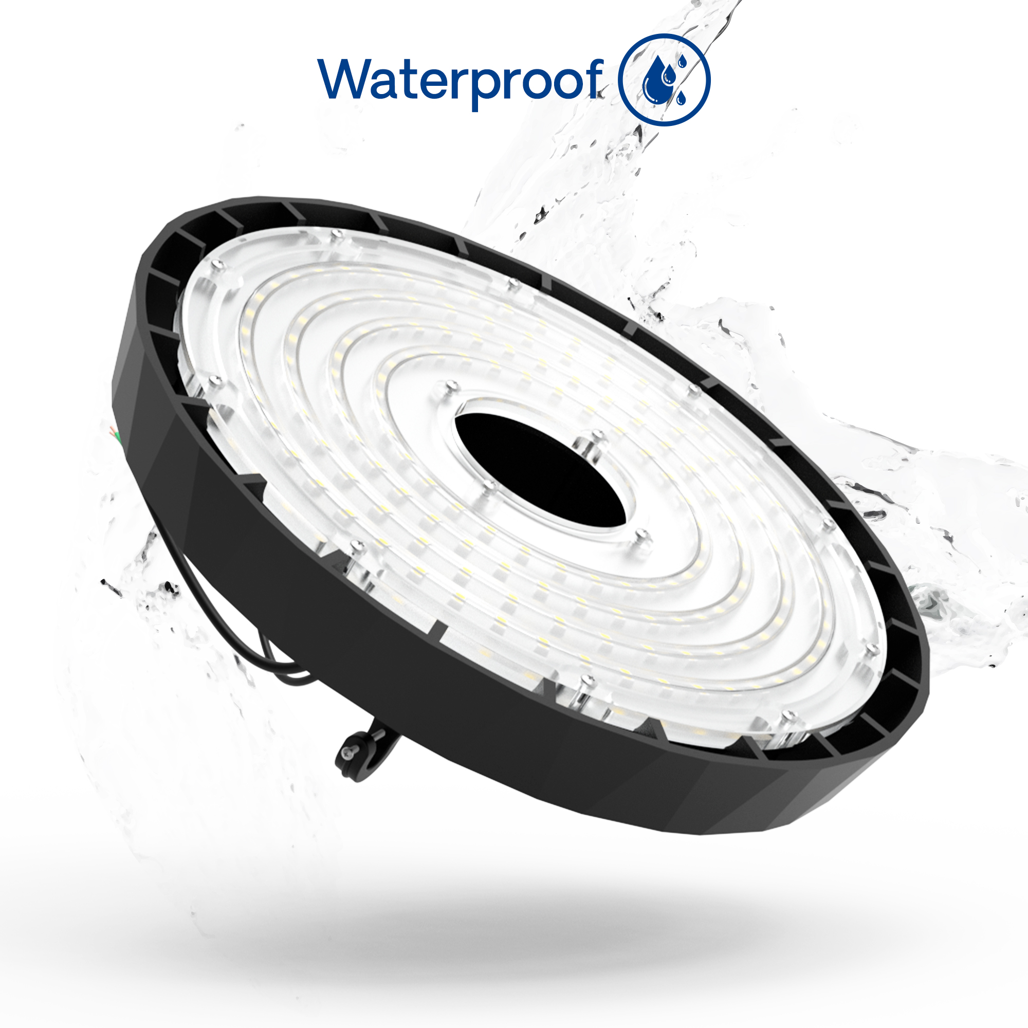UFO LED High Bay Light, 150W 24,000LM, 5000K Daylight, 0-10V Dimmable, ETL Listed thumbnail 7