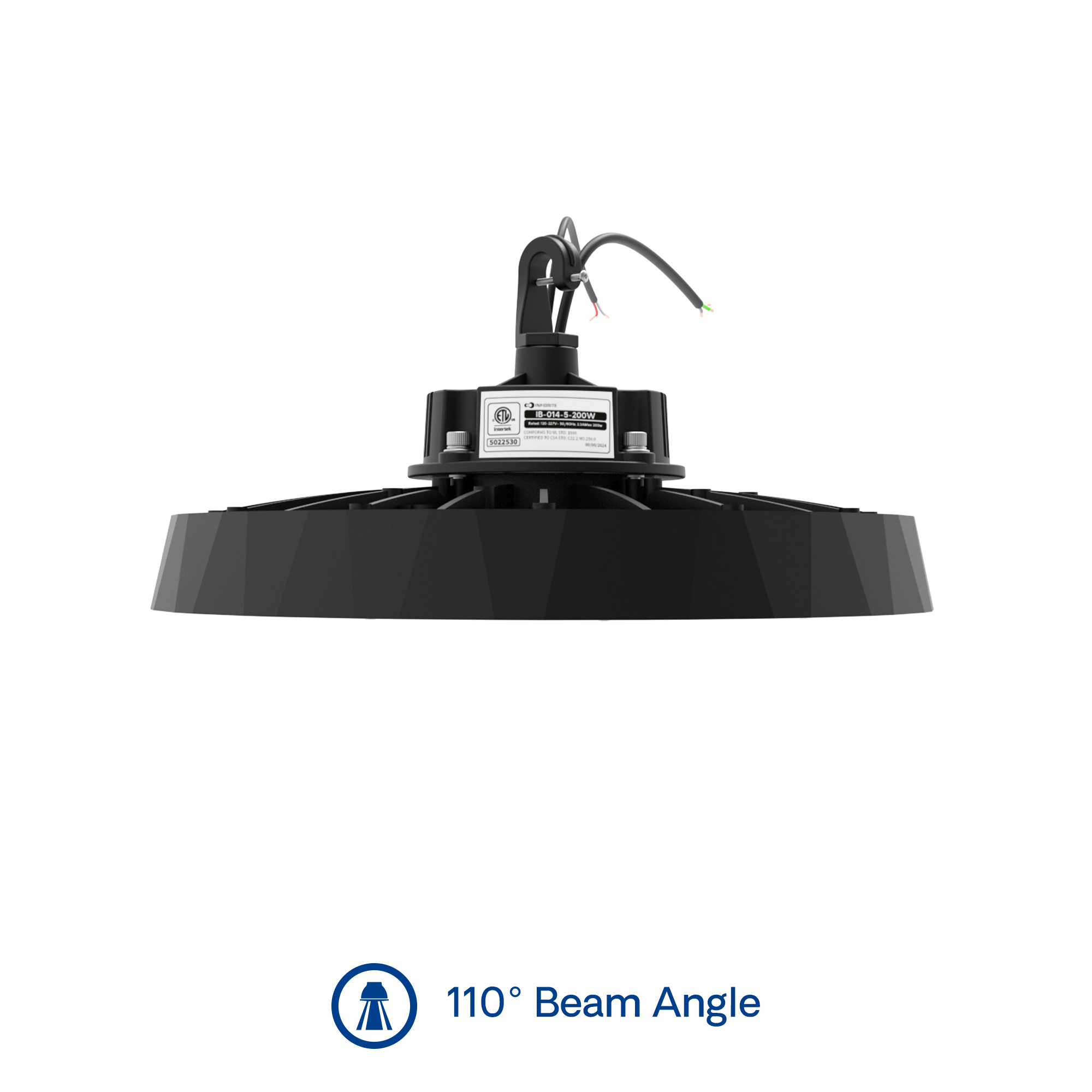 UFO LED High Bay Light, 200W 32,000LM, 5000K Daylight, 0-10V Dimmable, ETL Listed thumbnail 5