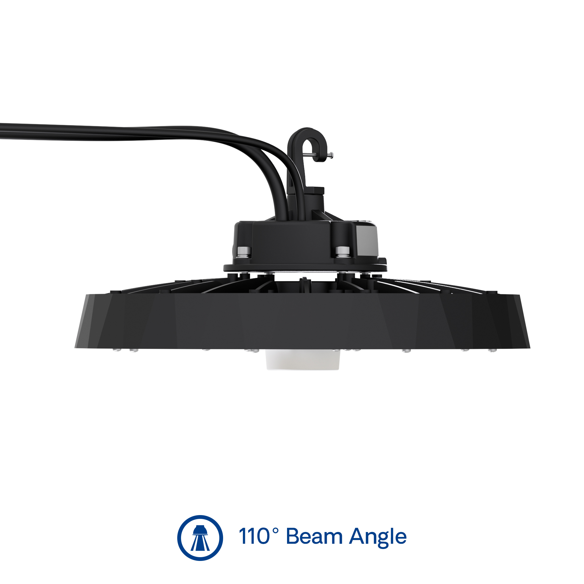UFO LED High Bay Light, 150/200/240W 40,000LM, 5000K Daylight, 0-10V Dimmable, ETL Listed thumbnail 4