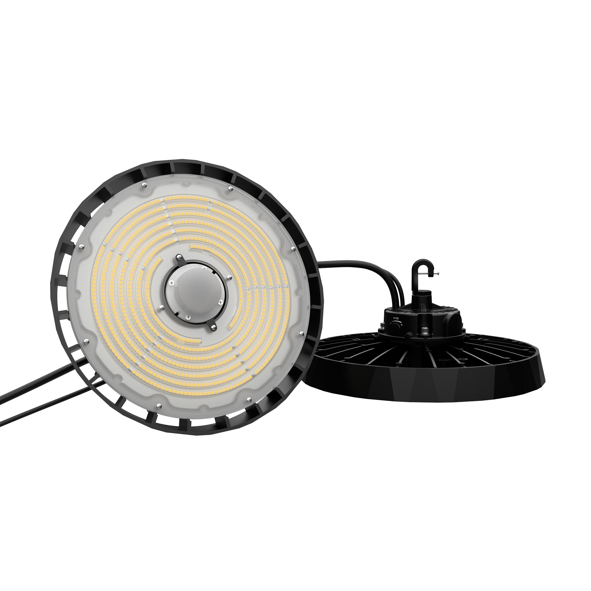UFO LED High Bay Light, 150/200/240W 40,000LM, 5000K Daylight, 0-10V Dimmable, ETL Listed thumbnail 6