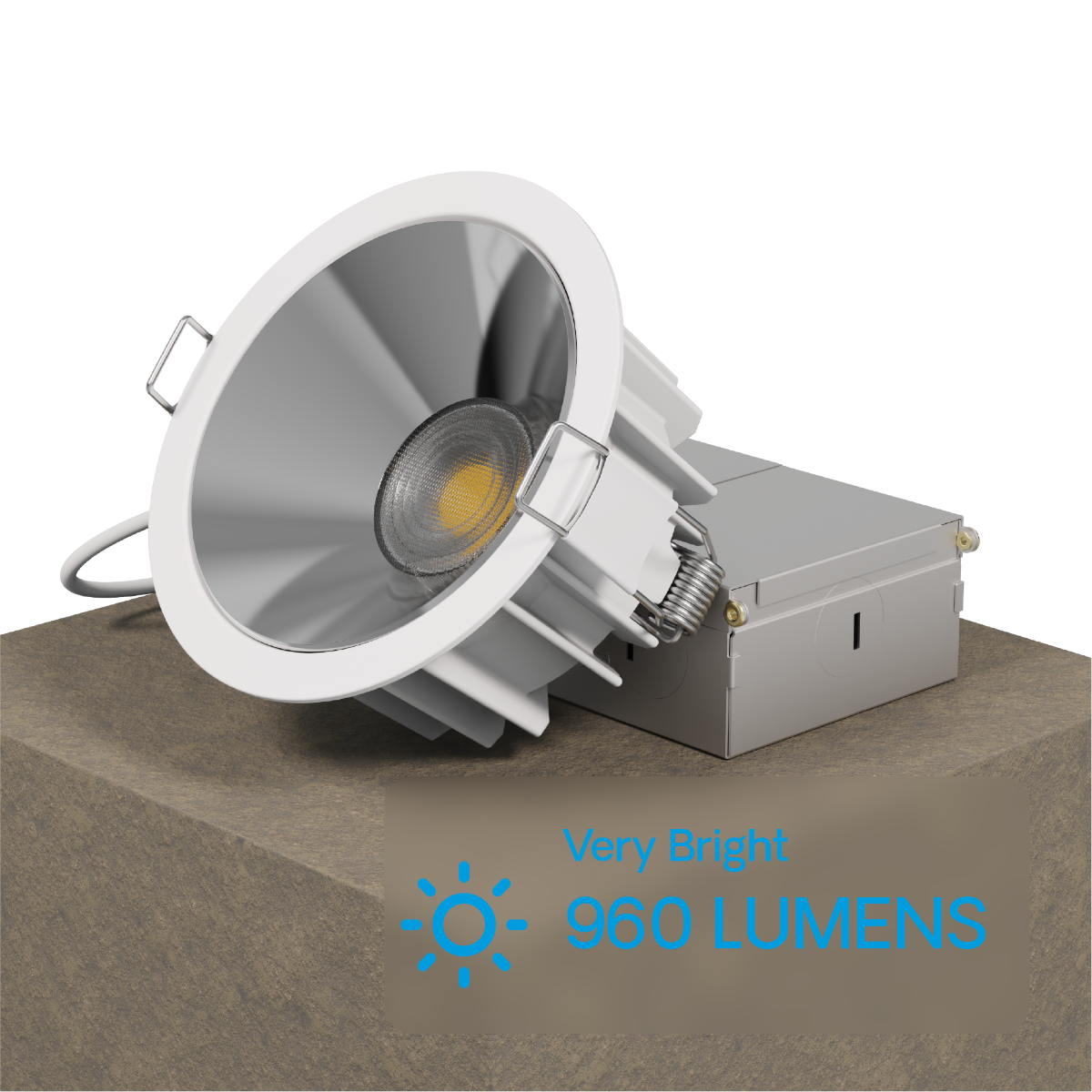 36 Deg Angle 4 Inch 5CCT Selectable White New Construction 12 Watt 960LM Triac Dimmable LED Light (6 Pack)