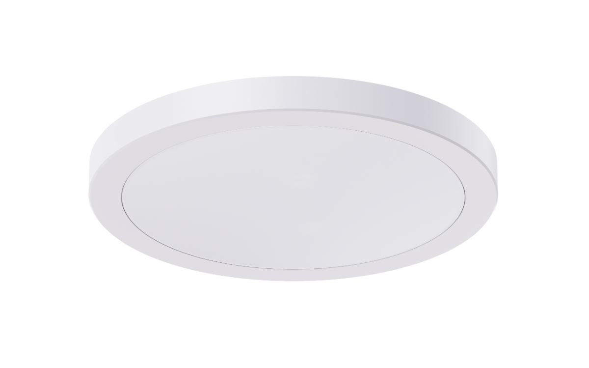 Surface Mount LED Ceiling Light, 18W 1,440LM, 5CCT Selectable, Wet Rated, Triac Dimmable, ETL, FCC, Energy Star